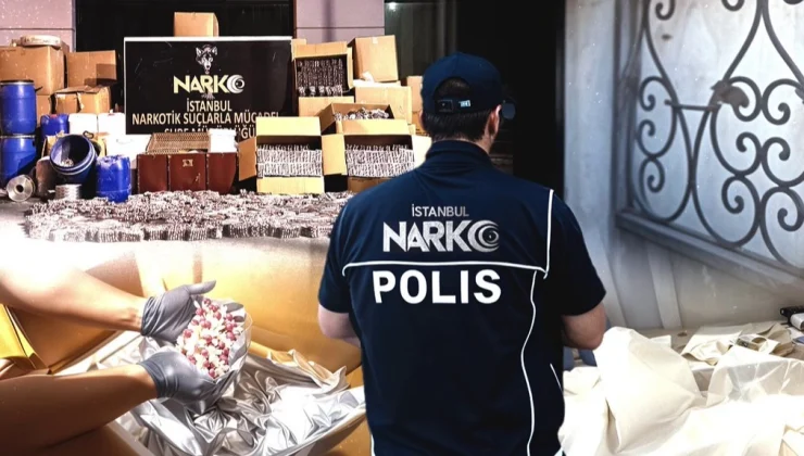 İstanbul Polisinden film gibi operasyon: Milyonlarca hap ele geçirildi!..